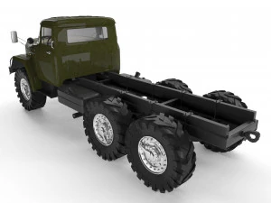 zil 131 truck 3D Model
