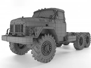 zil 131 truck 3D Model