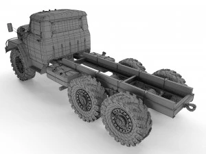 zil 131 truck 3D Model