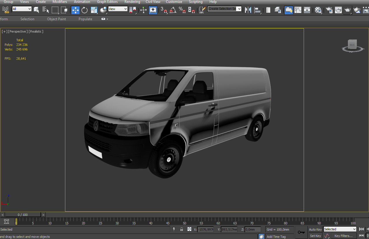 volkswagen transporter t5 3D-Modell in Van und Minivan 3DExport