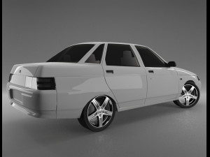 vaz lada 2110 sedan 3Dモデル