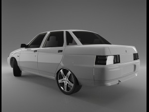 vaz lada 2110 sedan 3Dモデル
