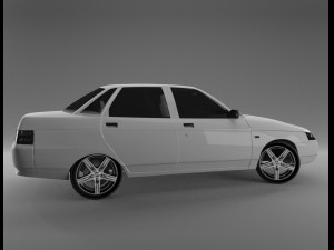 vaz lada 2110 sedan 3Dモデル