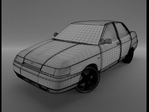 vaz lada 2110 sedan 3Dモデル