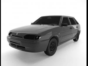 vaz lada samara 2114 Model 3D
