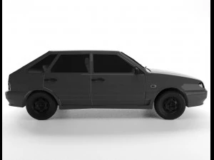 vaz lada samara 2114 3D Model