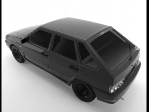 vaz lada samara 2114 3D Model