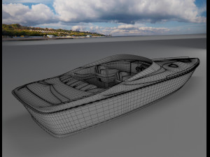 speedboat 3D Model