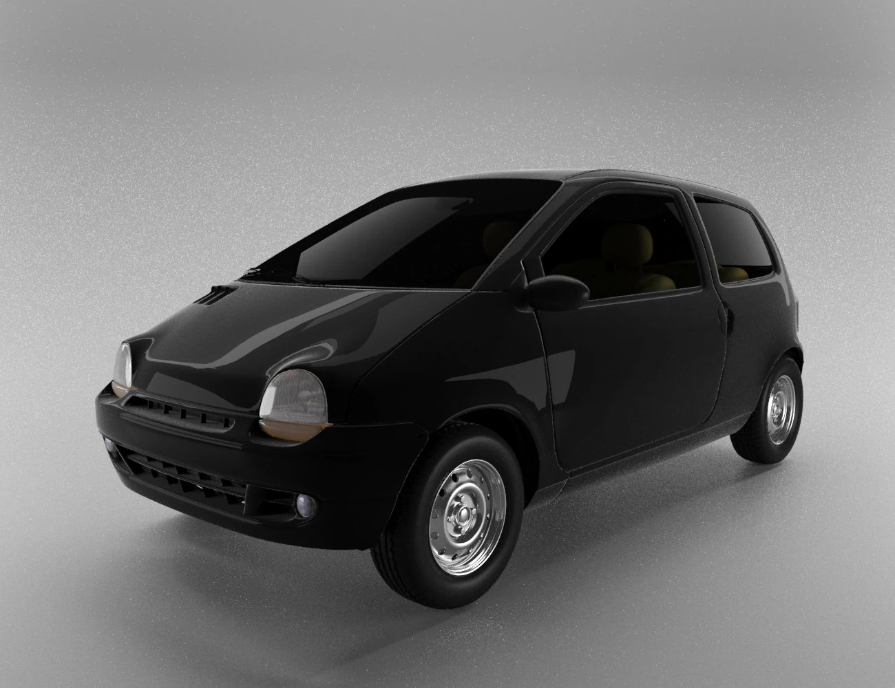 renault twingo 1993 3D Model .c4d .max .obj .3ds .fbx .stl .blend
