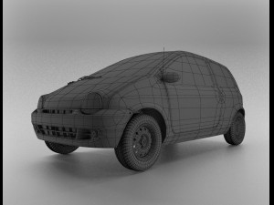 renault twingo 1993 3D 模型