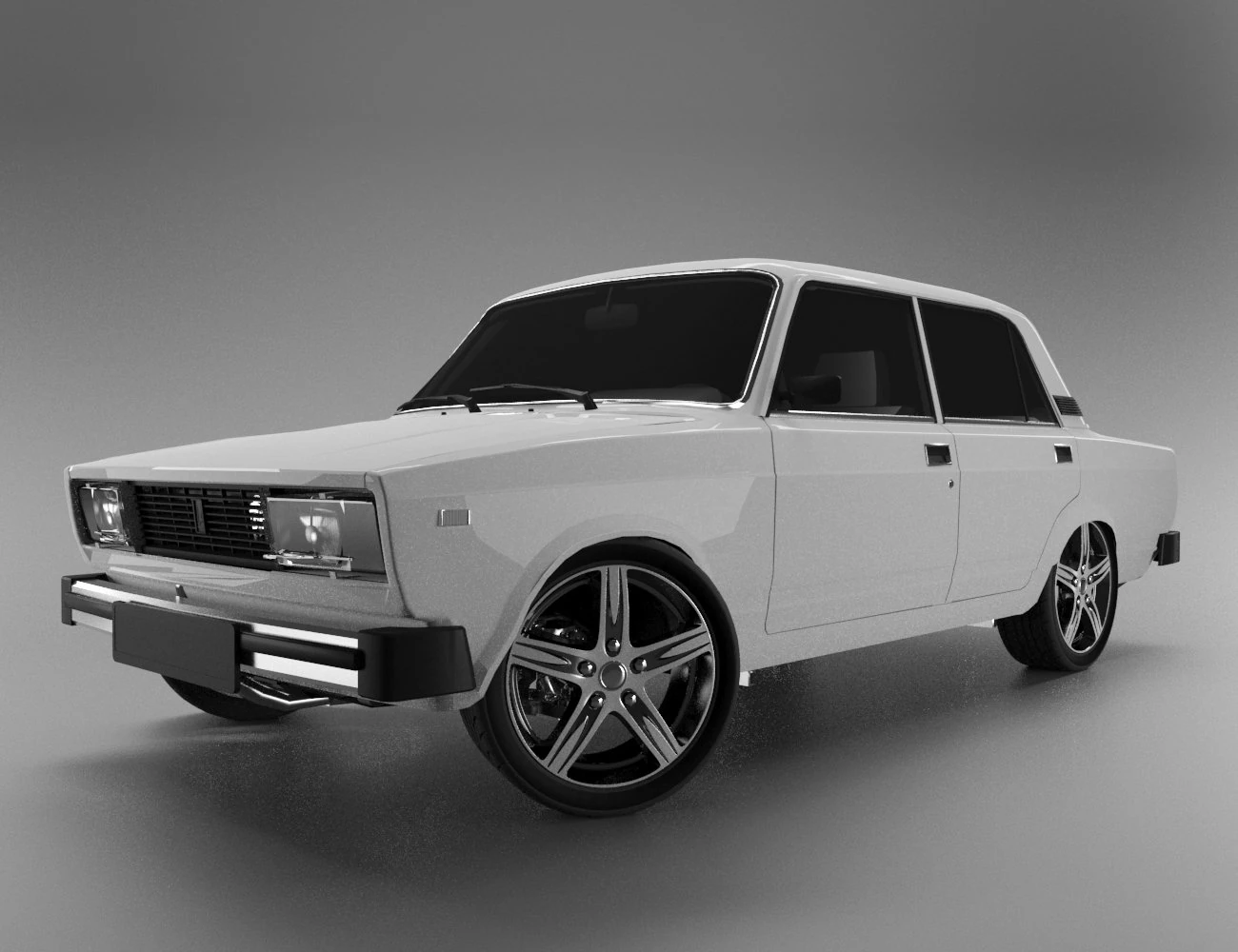 vaz lada 2105 3D Model .c4d .max .obj .3ds .fbx .stl .blend