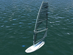 windsurf board 3D 모델
