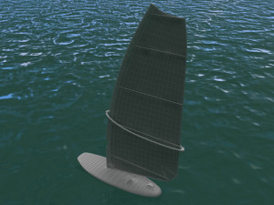 windsurf board 3D मॉडल
