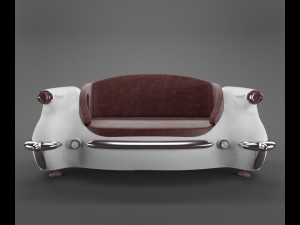 car sofa-chevrolet 3D-Modell
