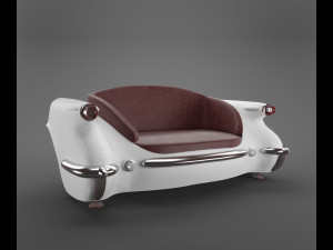 car sofa-chevrolet 3D Model