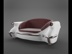 car sofa-chevrolet 3D Model