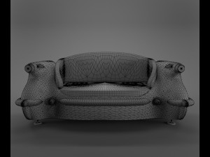 car sofa-chevrolet 3D Model