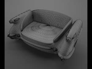 car sofa-chevrolet 3D Model