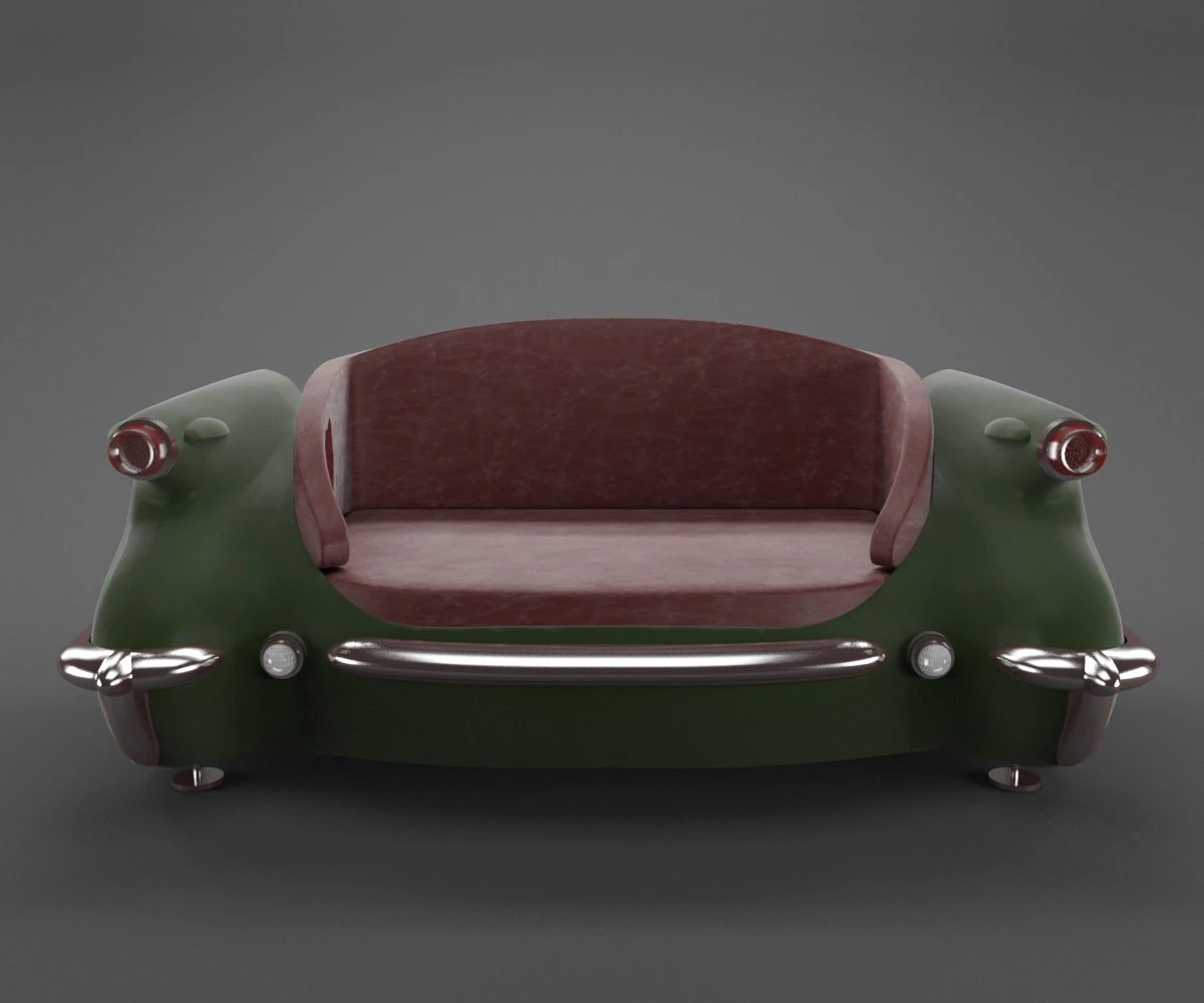 car sofa-chevrolet 3D Model .c4d .max .obj .3ds .fbx .stl .blend