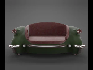 автомобильный диван-Chevrolet 3D Модель