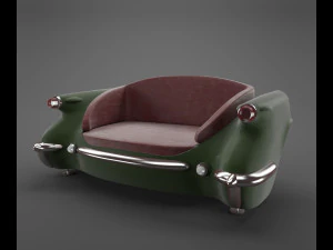 car sofa-chevrolet 3D Model