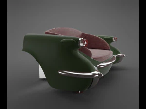 car sofa-chevrolet 3D Model