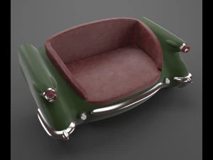car sofa-chevrolet 3D Model