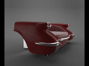 car sofa-chevrolet 3D Model