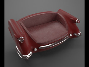 car sofa-chevrolet 3D Модель