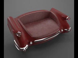 car sofa-chevrolet 3D Model