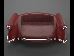 car sofa-chevrolet 3D Model