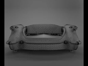 car sofa-chevrolet 3D Model