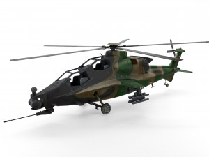 caic z-10 helicopter 3D Модель