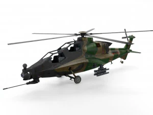 caic z-10 helicopter 3D Model