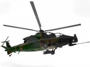 caic z-10 helicopter 3D Model