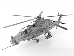 caic z-10 helicopter 3D Model