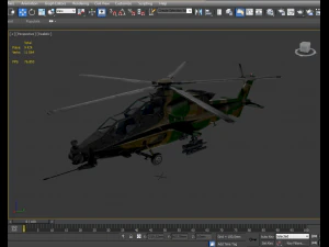 caic z-10 helicopter 3D Model