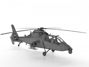 harbin z-19 3D Model
