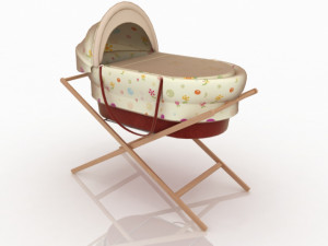 baby bed 3D Model