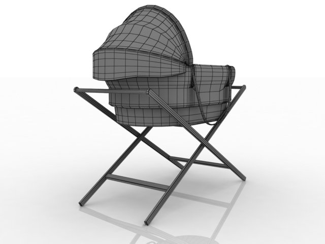 Baby Bed 3d Model In Bedroom 3dexport