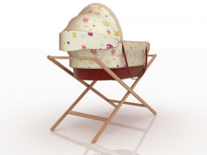 baby bed 3D Model