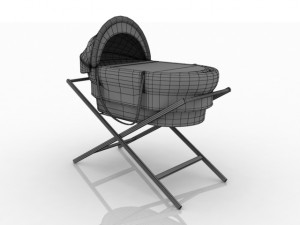 baby bed 3D Model