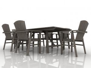 table with chairs Modelo 3D