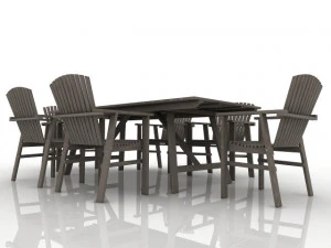 table with chairs 3D Model