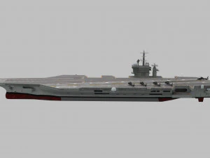 porta-avi&otilde;es cvn-69 Modelo 3D