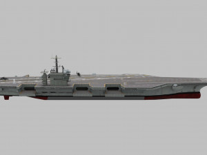 cvn-69 aircraft carrier Model 3D