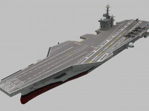 porta-avi&otilde;es cvn-69 Modelo 3D