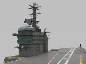 cvn-69 aircraft carrier Model 3D