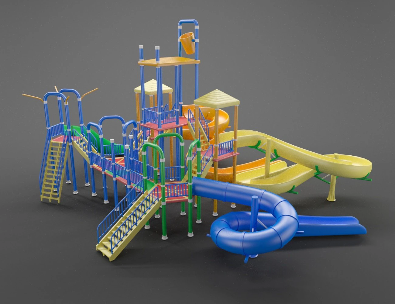 遊び場 3Dモデル .c4d .max .obj .3ds .fbx .stl .blend 