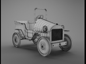 toy retro car 3D-Modell